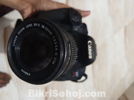 Canon kiss x7i with 18-55mm stm lens